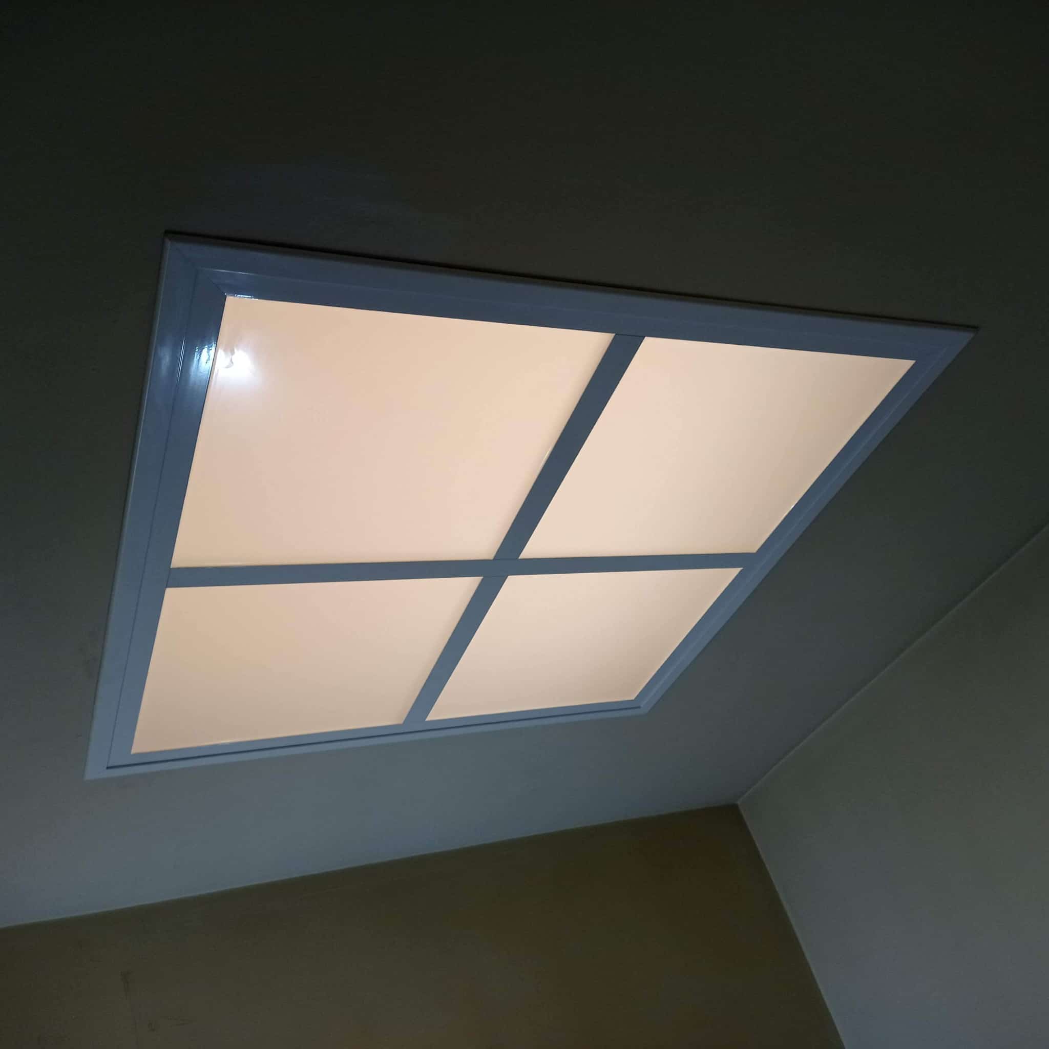 fijo de aluminio con cristal laminado mateado